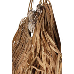 Raffia-Muschel-Wanddekoration
