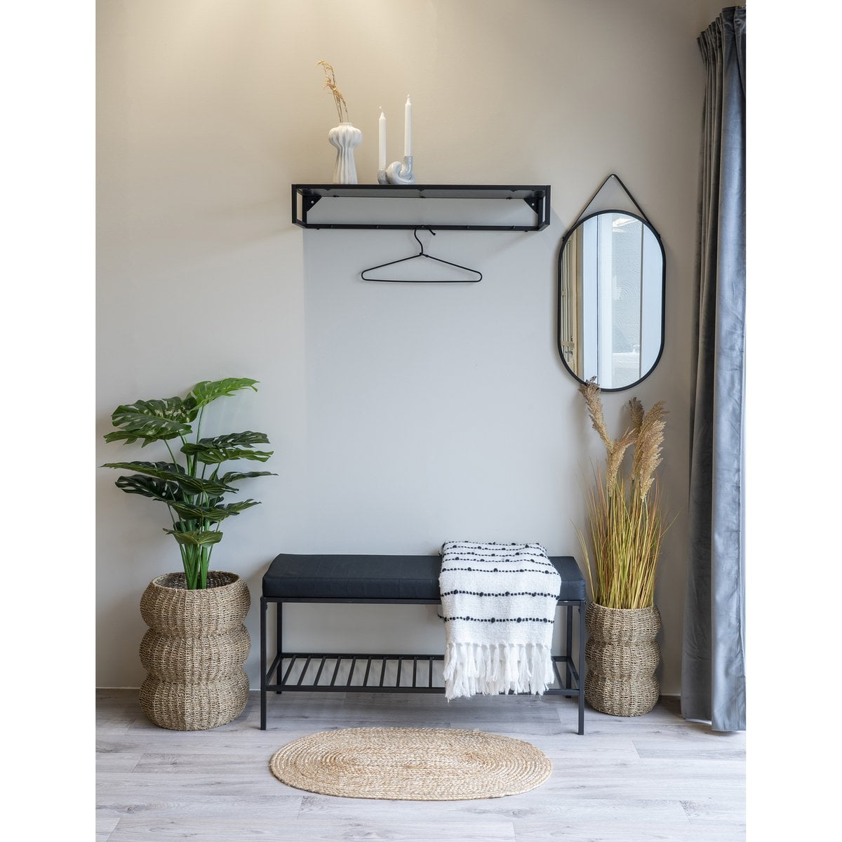 Sarbas-Körbe – Natur, Seegras, 2er-Set