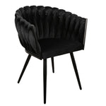 Wave Stuhl schwarz (2er-Set)