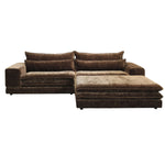 Londen 3-Sitzer + Ottomane Umber
