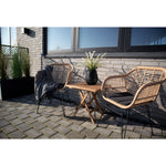 Bilbao Beistelltisch – Natur, Teak, 50 x 50 x 50 cm