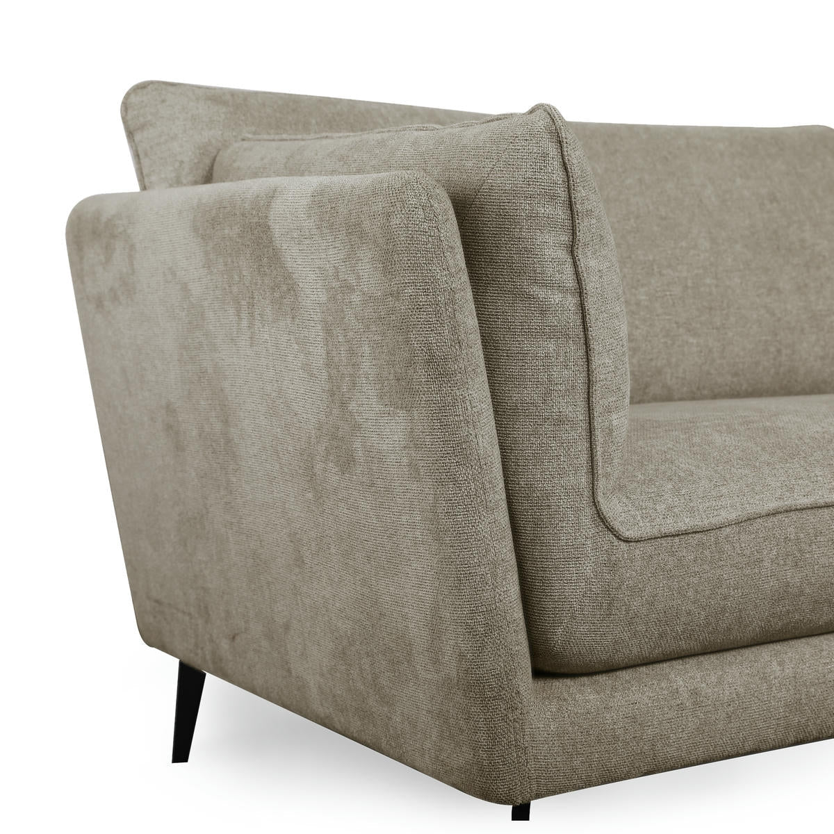 2-Sitzer Sofa - Stoffbezug Beige