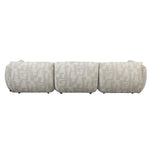 Sofa Amsterdam 4-Sitzer, weiße Glyphen