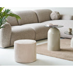 Taupo Pouf, Cord, Beige, ø40x35 cm, HN1424