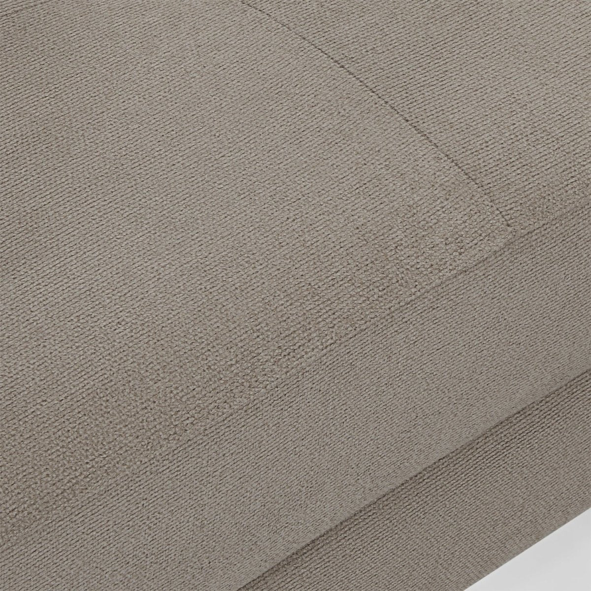 L-Form Ecksofa Rechts - Stoffbezug Beige