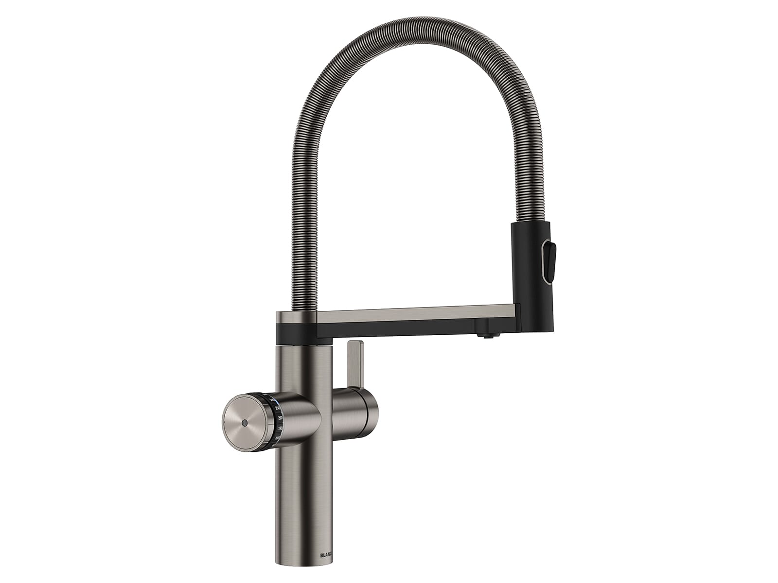 Blanco Set Trinkwasserarmatur Choice Icona Edelstahl gebürstet + Kühl- und Karbonisierungseinheit Choice.All