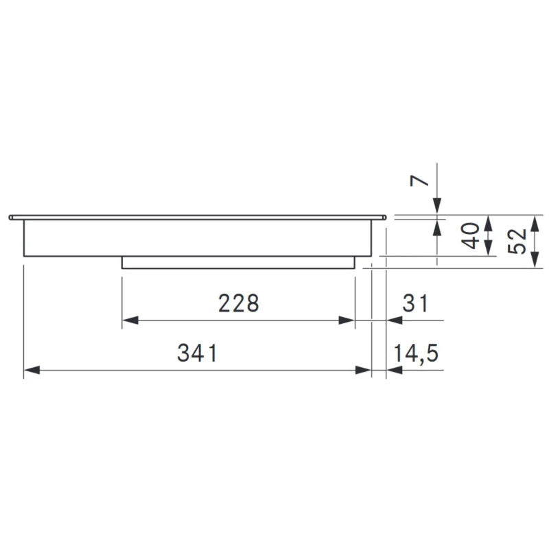 PKAS3FI - BORA Professional 3.0 Set Flächeninduktion (1x PKAS3, 2x PKFI3, 1x EFBV90, 1x EFS375, 1x EFV)