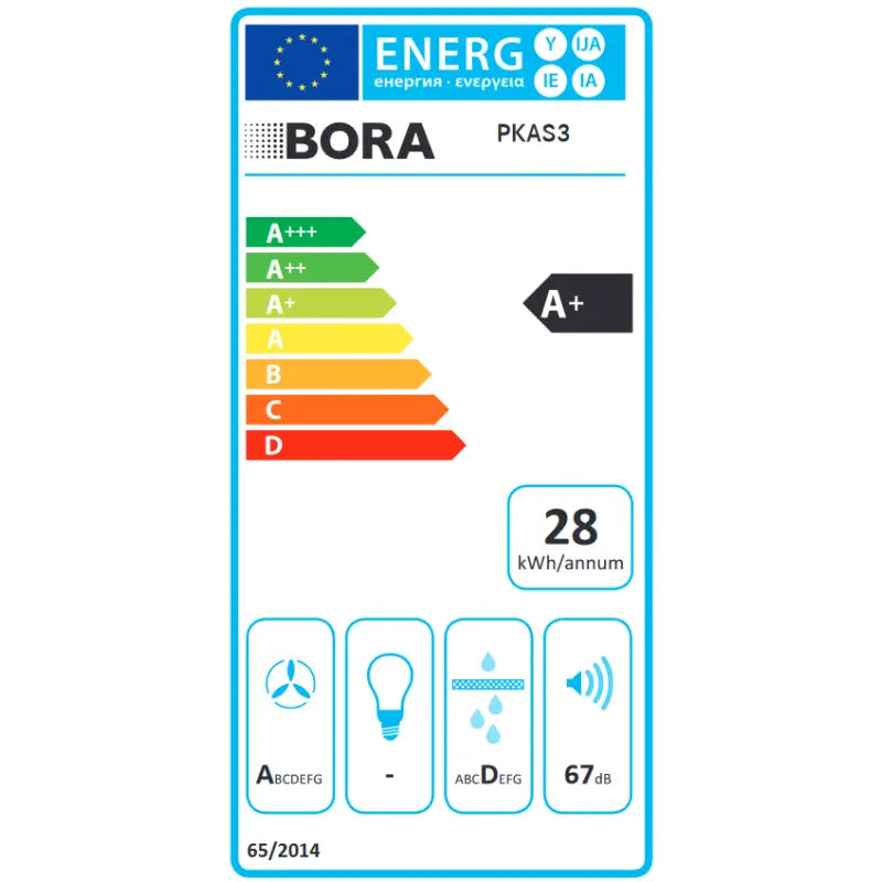PKAS3FIABR - BORA Professional 3.0 Set All Black Rough (1x PKAS3AB, 2x PKFI3ABR, 1x EFBV90, 1x EFS375, 1x EFV)