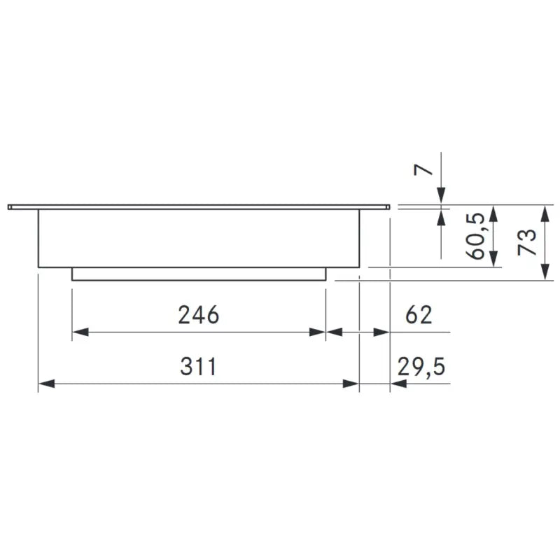 PKAS3FITR - BORA Professional 3.0 Pro, Rough (Matt) Set, Flächeninduktion Tepan (1x PKAS3, 1x PKFI3R, 1x PKT3, 1x EFBV90, 1x EFS375, 1x EFV)