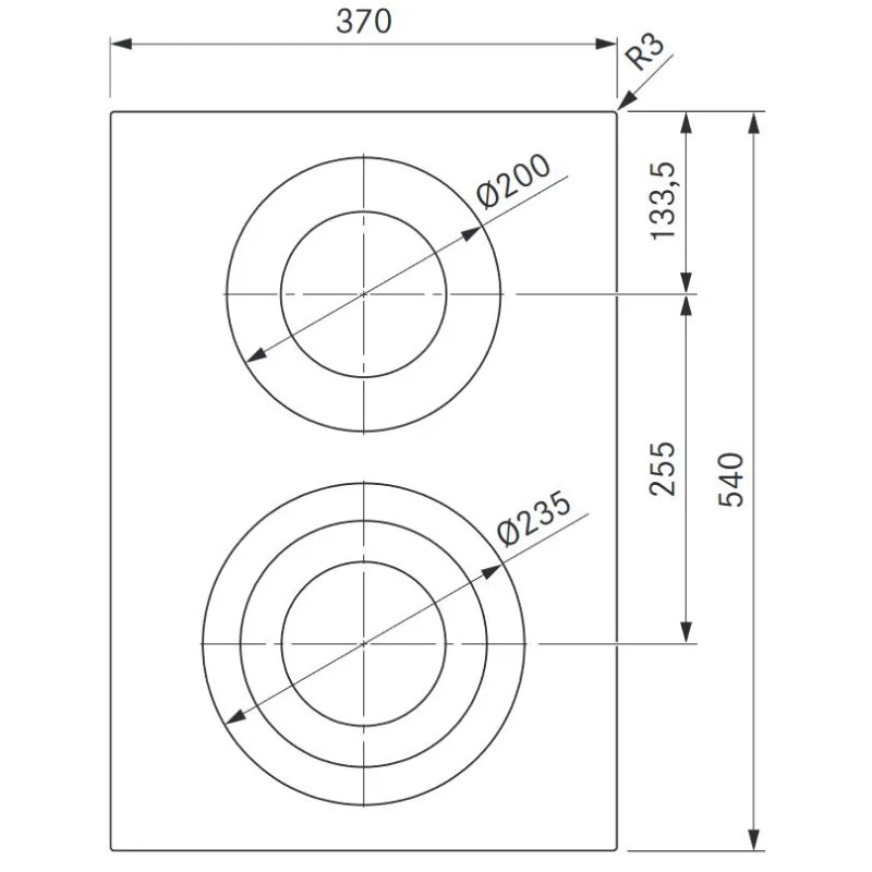 PKAS3HL – BORA Professional 3.0 Set HiLight (1x PKAS3, 1x PKC3, 1x PKCB3, 1x EFBV90, 1x EFS375, 1x EFV)
