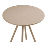 Barletta Bistrotisch, Polypropylen/Stahl, Taupe, ø70x73,5 cm