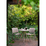 Barletta Bistrotisch, Polypropylen/Stahl, Taupe, ø70x73,5 cm