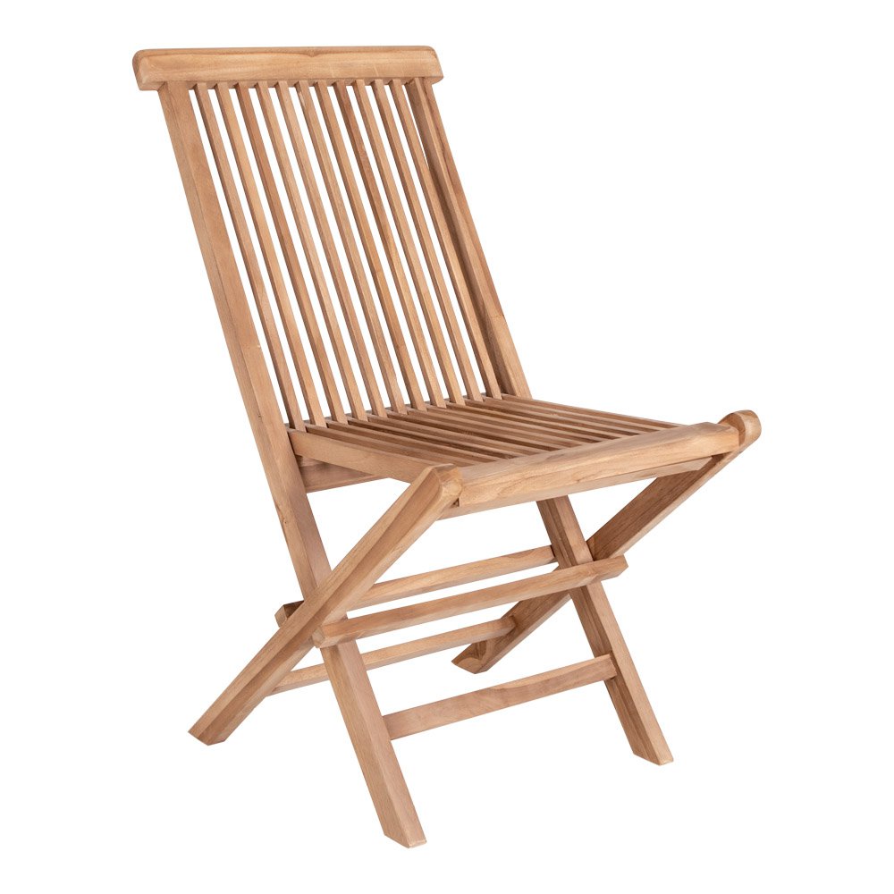 Toledo Esszimmerstuhl – Natur, Teak, 62 x 46 x 89 cm – 2er-Set