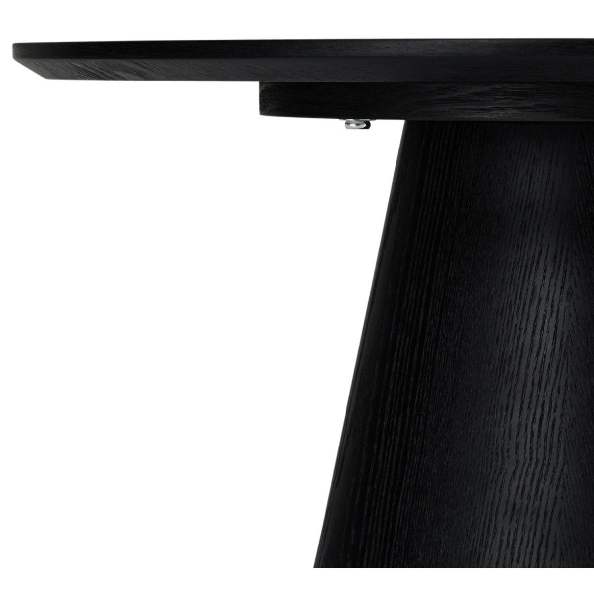 Couchtisch 2er Set ø60/80 cm - Eiche Schwarz