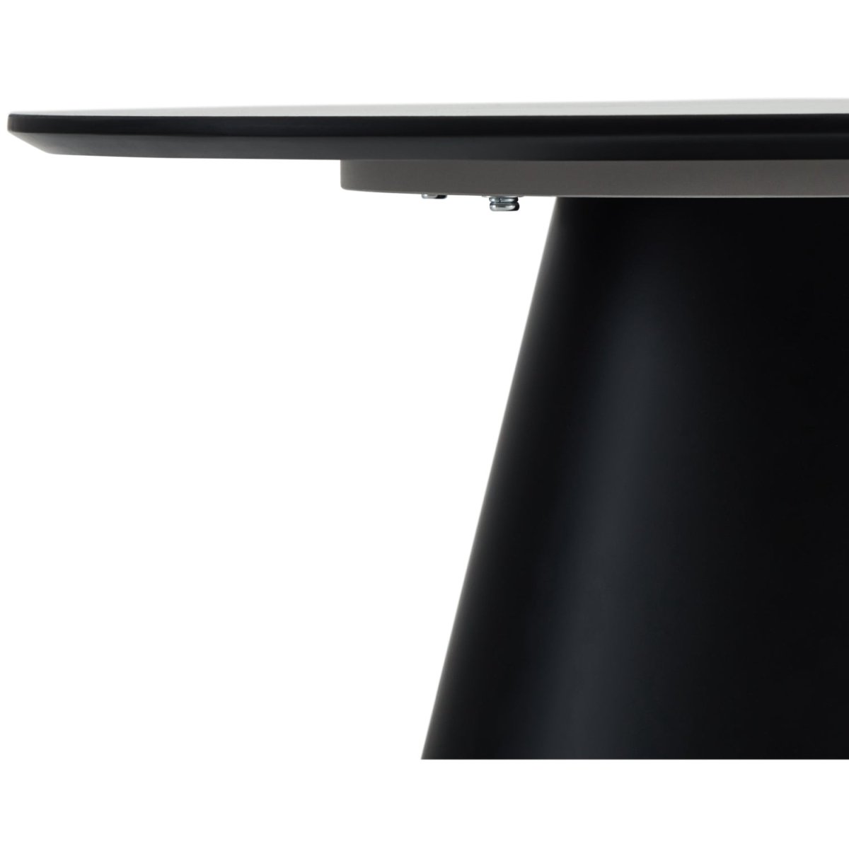 Couchtisch 2er Set ø60/80 cm - Marmoroptik Hellgrau