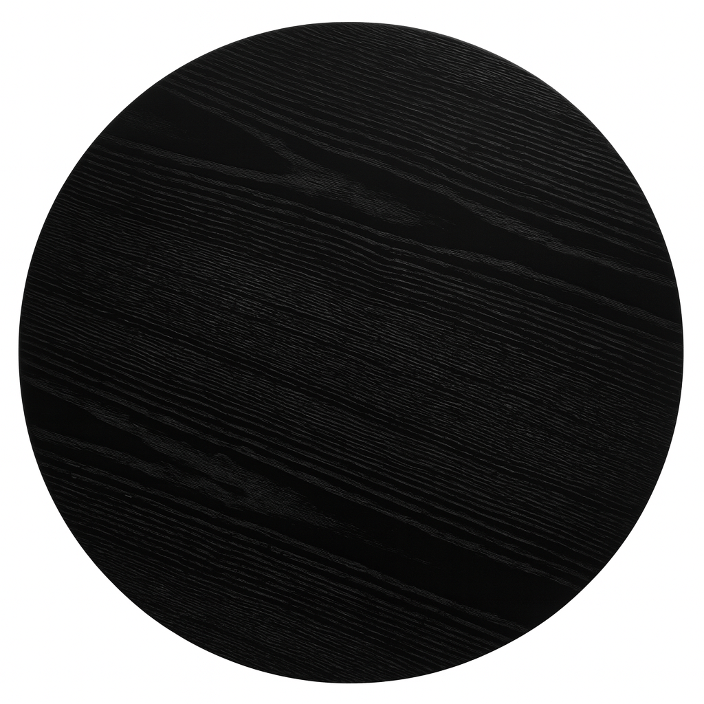 Couchtisch 3er Set ø80/60/45 cm - Eiche Schwarz