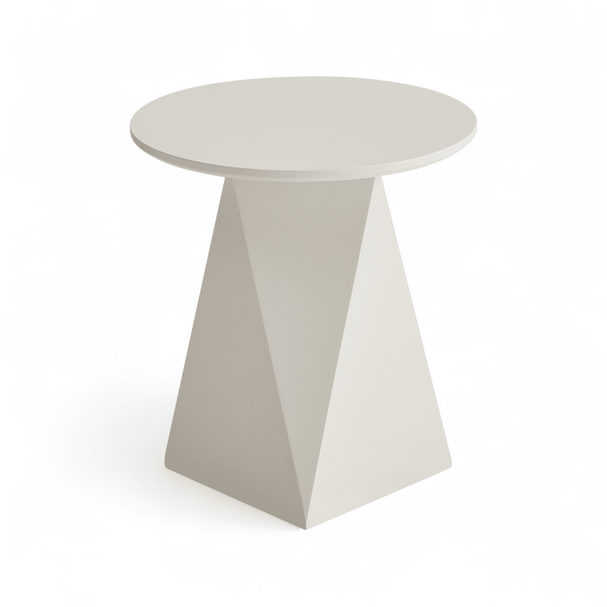 Couchtisch Rund ø50 cm - Weiß