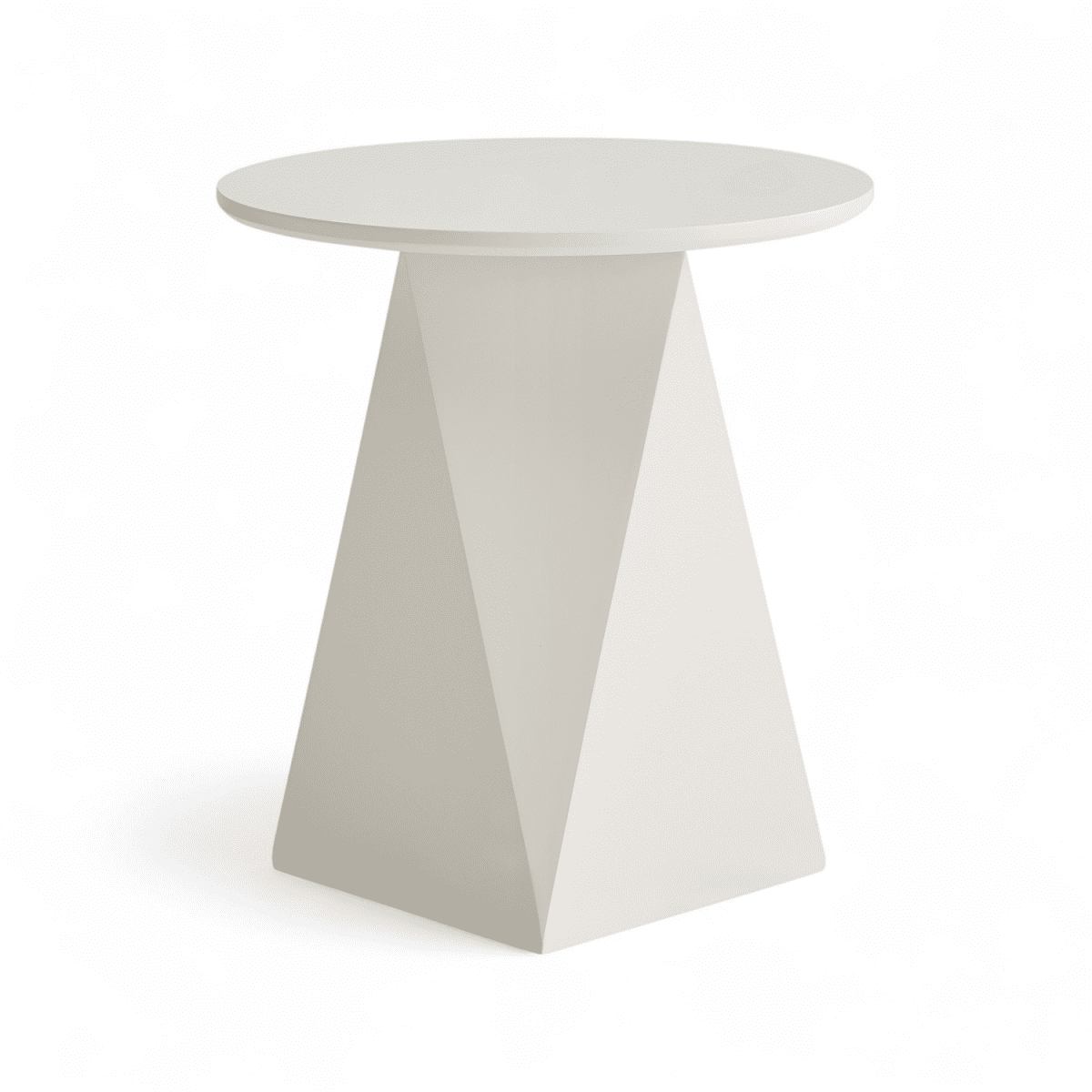 Couchtisch Rund ø50 cm - Weiß