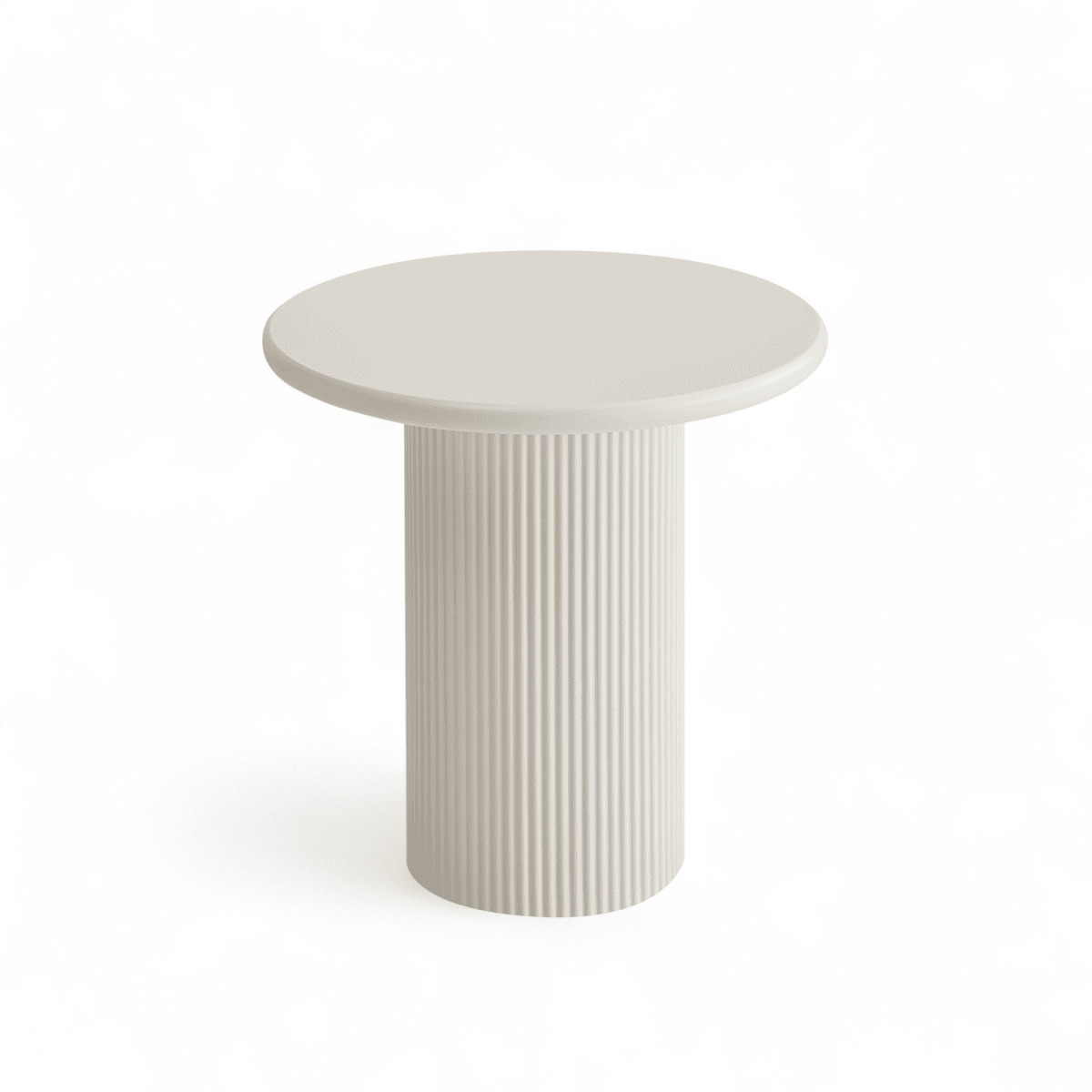 Couchtisch Rund ø50 cm - Weiß