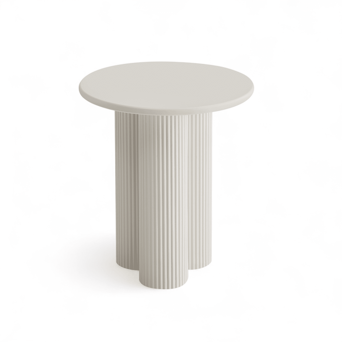 Couchtisch Rund ø50 cm - Weiß