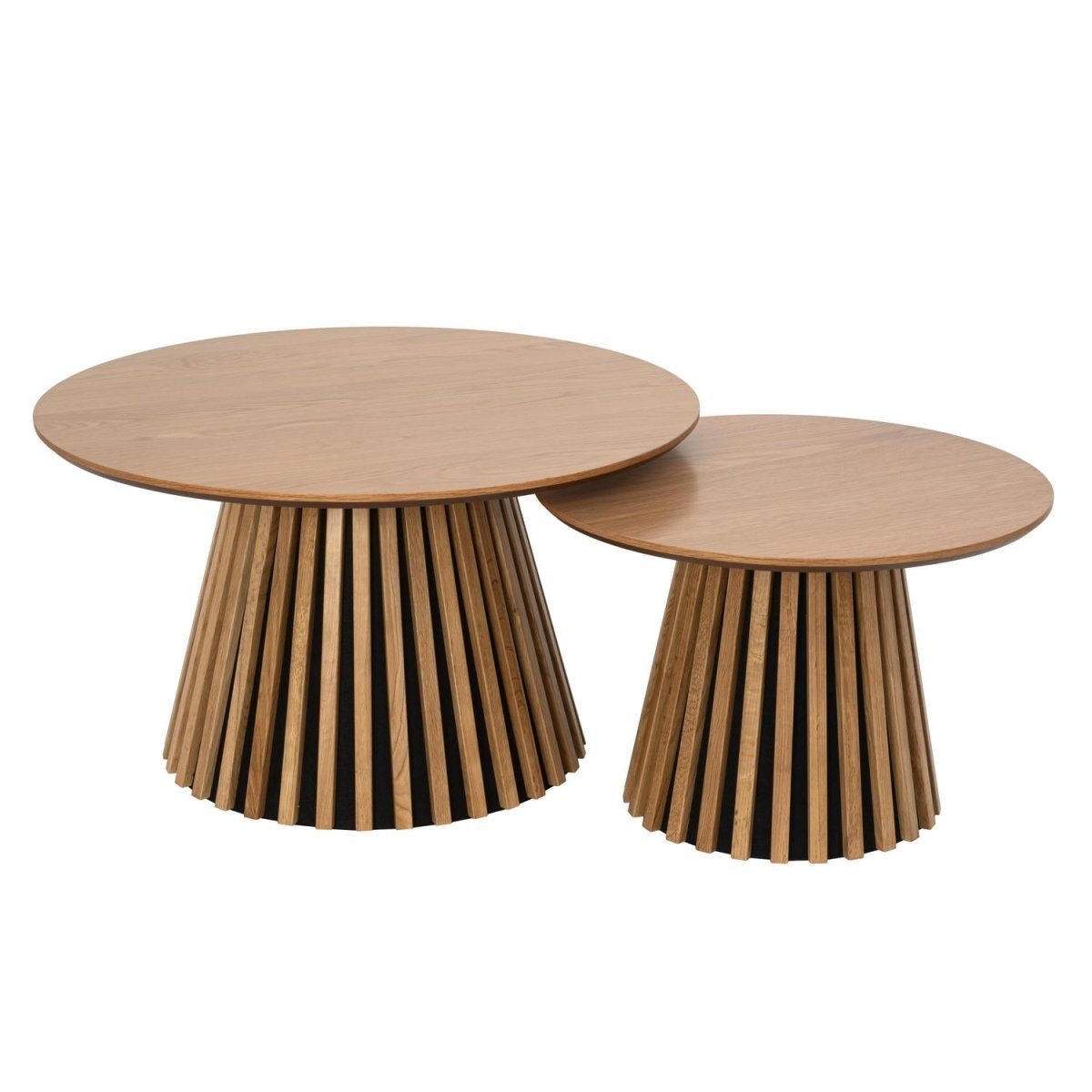 Couchtisch Rund ø80 cm - Wildeiche
