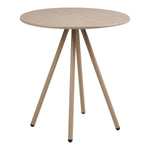 Barletta Bistrotisch, Polypropylen/Stahl, Taupe, ø70x73,5 cm