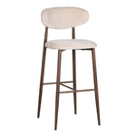 Japandi Bar Stuhl Tan (Set von 2)