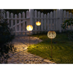 Carlisle Lampe, wiederaufladbar mit integriertem Solarpanel, Natur