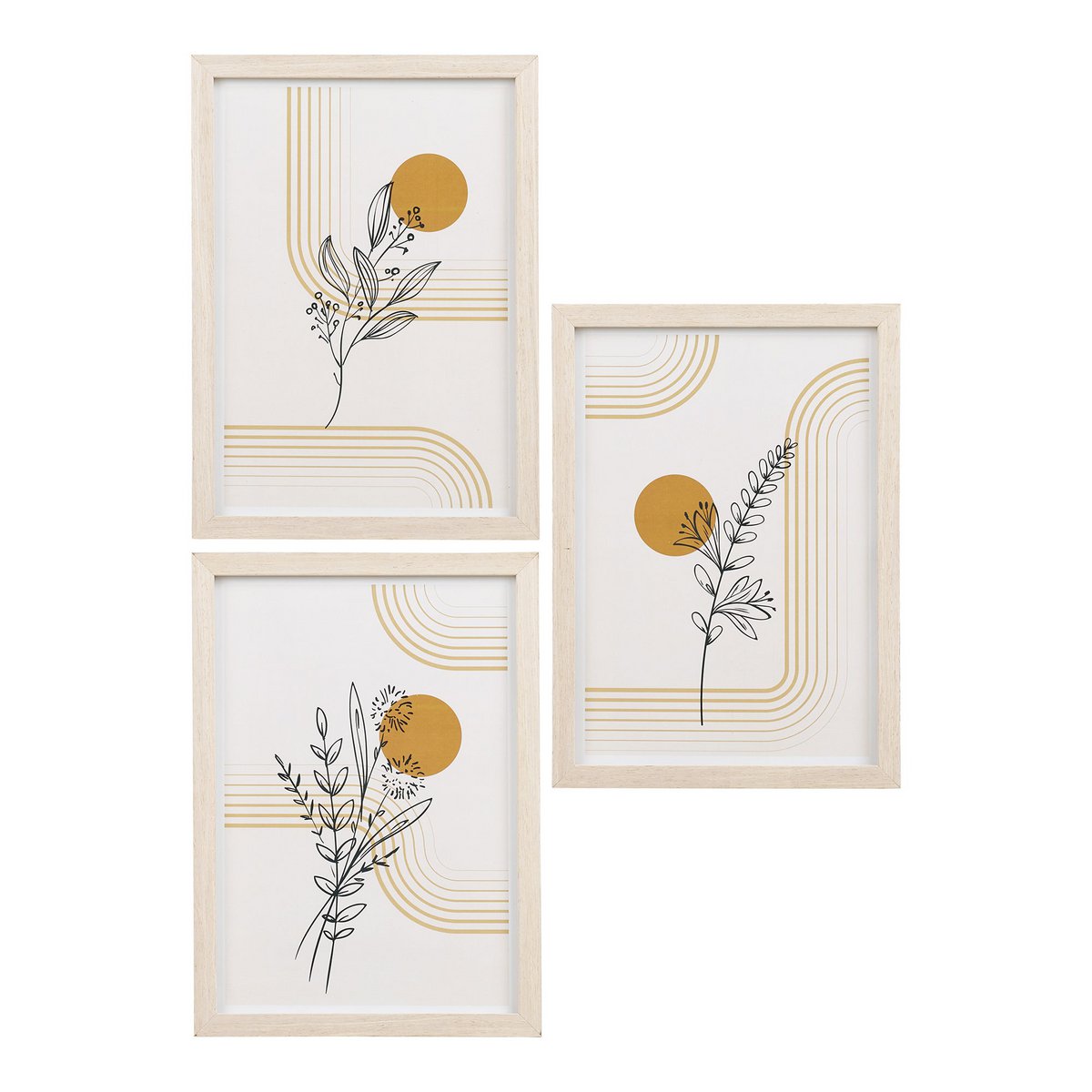 Madison Rahmenset, natur, 3er-Set