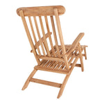 Arrecife Teak-Liegestuhl – Natur, Teak, 150 x 60 x 95 cm