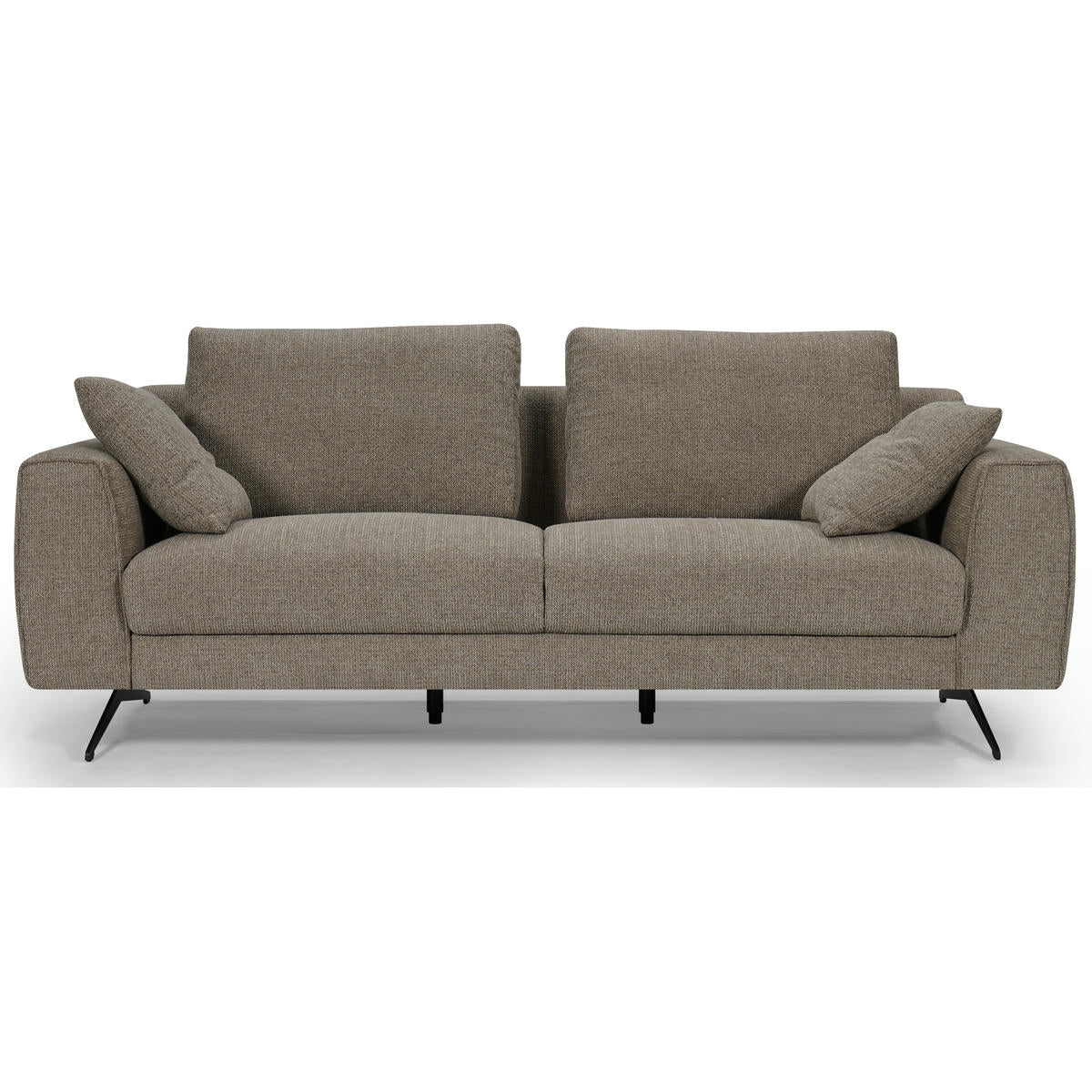 3-Sitzer Sofa - Stoffbezug Braun