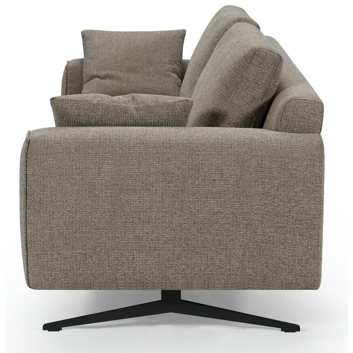 3-Sitzer Sofa - Stoffbezug Braun