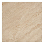 Annecy Beistelltisch, Tischplatte aus Keramik/Stahl, Travertin/Sand, ø50x56 cm