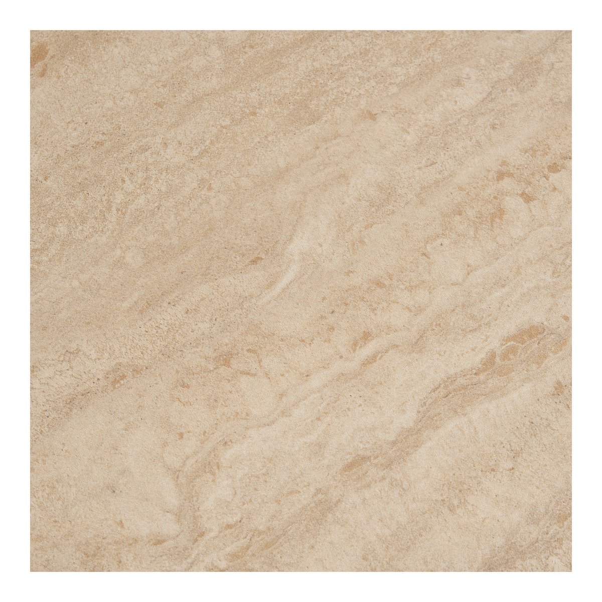 Annecy Beistelltisch, Tischplatte aus Keramik/Stahl, Travertin/Sand, ø50x56 cm