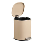 Lodi Treteimer mit Absenkautomatik, Metall, Beige, 3l