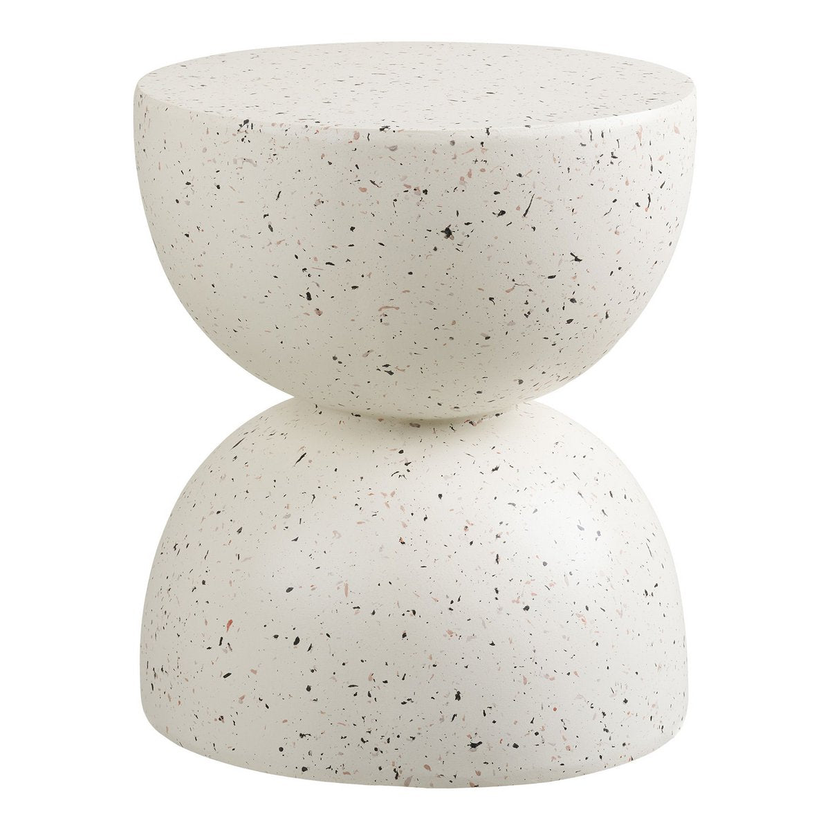 Bonita Beistelltisch, Fiberclay, Terrazzo-Optik, ø40x45 cm