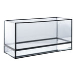 Hurricane Kerzenhalter – Schwarz, Glas, Metall, 30 x 12 x 15 cm