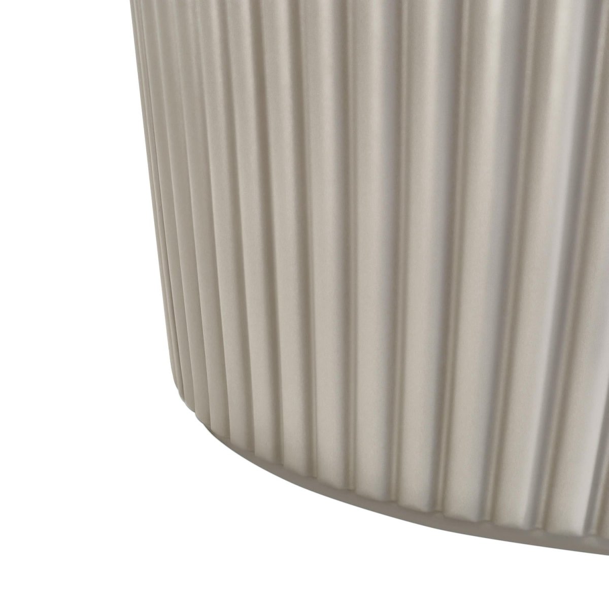 Couchtisch Rund ø80 cm - Marmoroptik & Lamellenoptik Beige