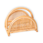 Rattan-Zeitungsständer – Zeitschriftenhalter – Boho-Zeitungskorb – handgefertigter Rattan-Zeitungshalter ALOR