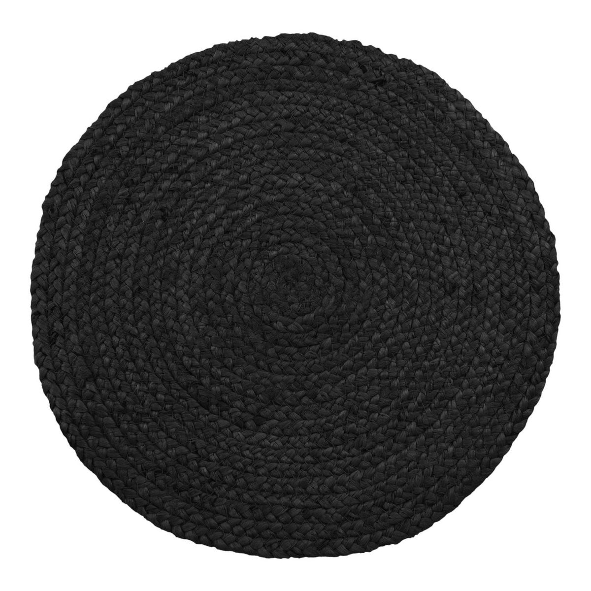 Bombay Tischset – Dunkelgrau, Jute, Ø38 cm – 4er-Set