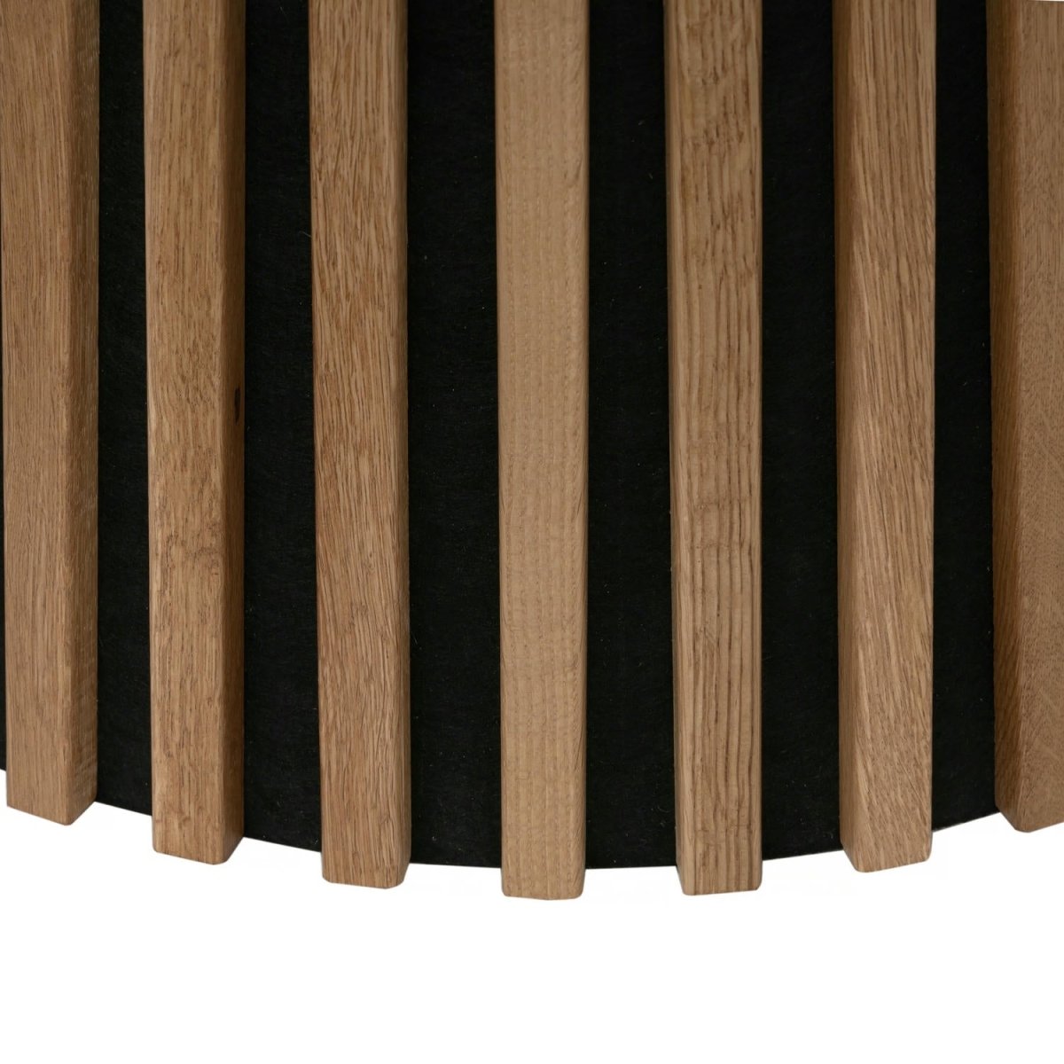 Essgruppe mit 6 Stühle und Esstisch - ø120 cm - Ausziehbar bis 220 cm Wildeiche