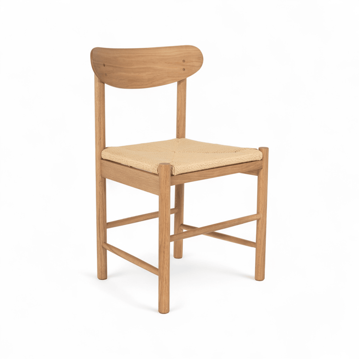 Essgruppe mit 6 Stühle und Esstisch - ø140 cm - Ausziehbar bis 240 cm Wildeiche