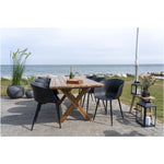 Roda Esszimmerstuhl – Schwarz, PP/Stahl, 53 x 54,5 x 79 cm – 2er-Set