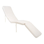 Arrecife Cushion Liegestuhl – Weiß, Baumwolle, 197 x 55 x 5 cm