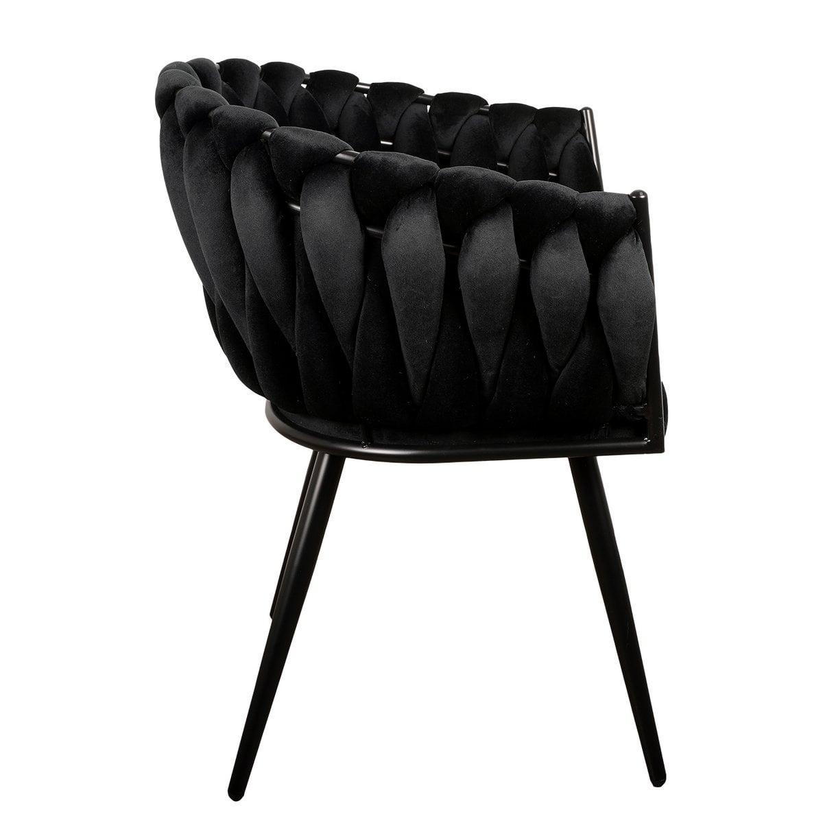 Wave Stuhl schwarz (2er-Set)