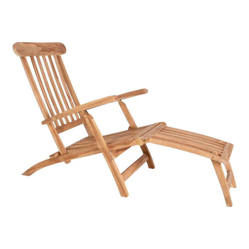 Arrecife Teak-Liegestuhl – Natur, Teak, 150 x 60 x 95 cm