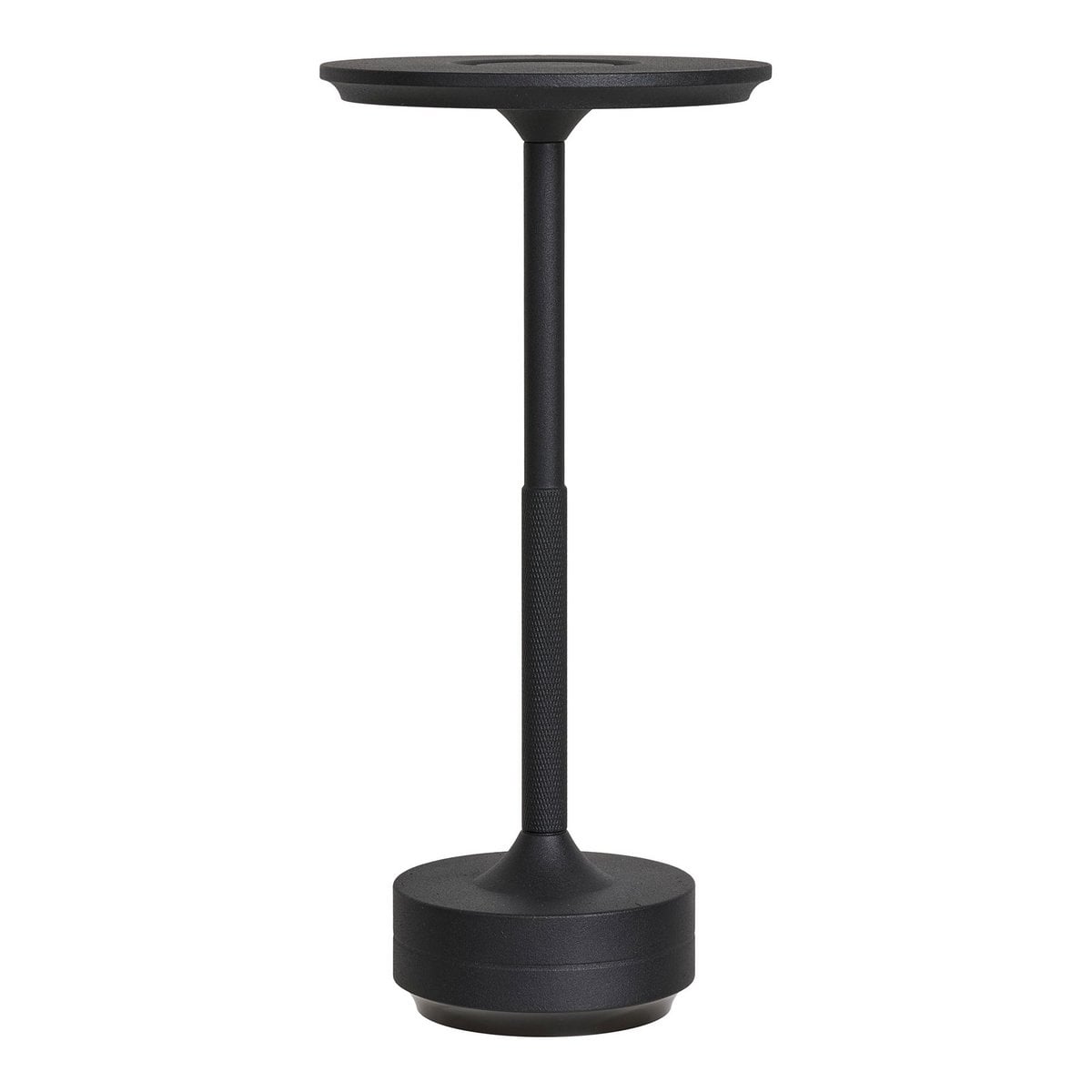 Lyneham LED-Tischlampe – Aluminium, Schwarz – 13 x 13 x 28,5 cm