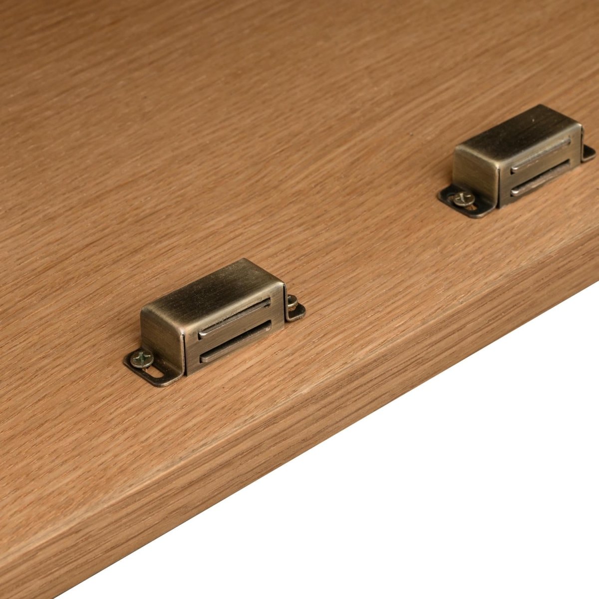 Highboard mit Glastüren - 100 cm breit - Wildeiche