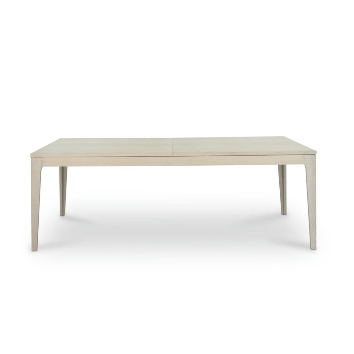 Rechteckiger Esstisch 220x100 cm - Ausziehbar bis 320 cm - Eiche bianco