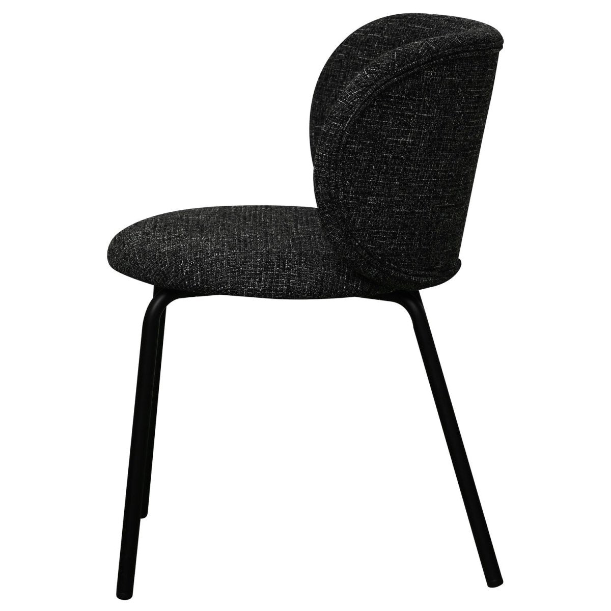 2er Set Esszimmerstühle - Schwarz